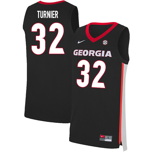 2020 Men #32 Stan Turnier Georgia Bulldogs College Basketball Jerseys Sale-Black